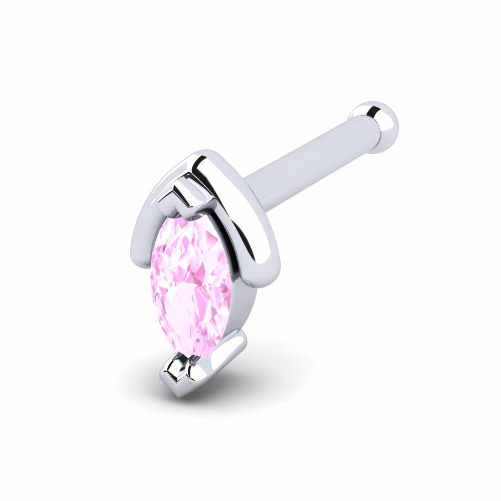 Roze Saffier Neus Pin Craquera