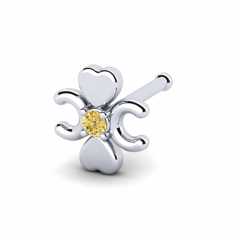 Yellow Diamond Nose Pin Delivrance