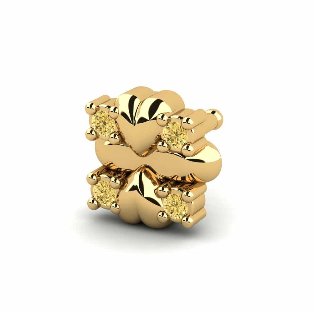 Yellow Diamond Nose Pin Demre