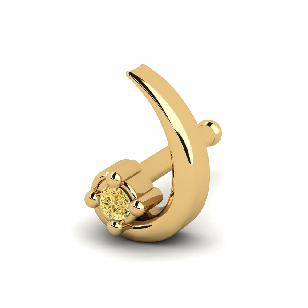 Yellow Diamond Nose Pin Duquel