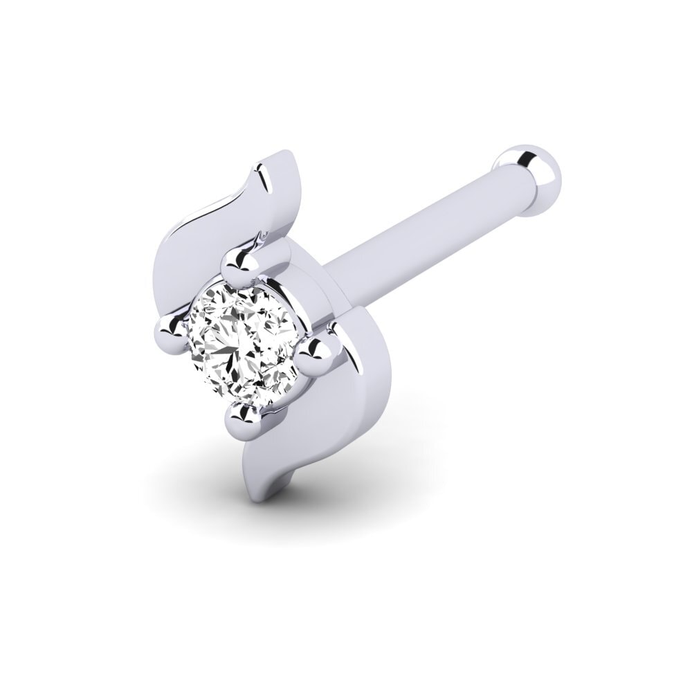 Moissanit Piercing do nosu Finger