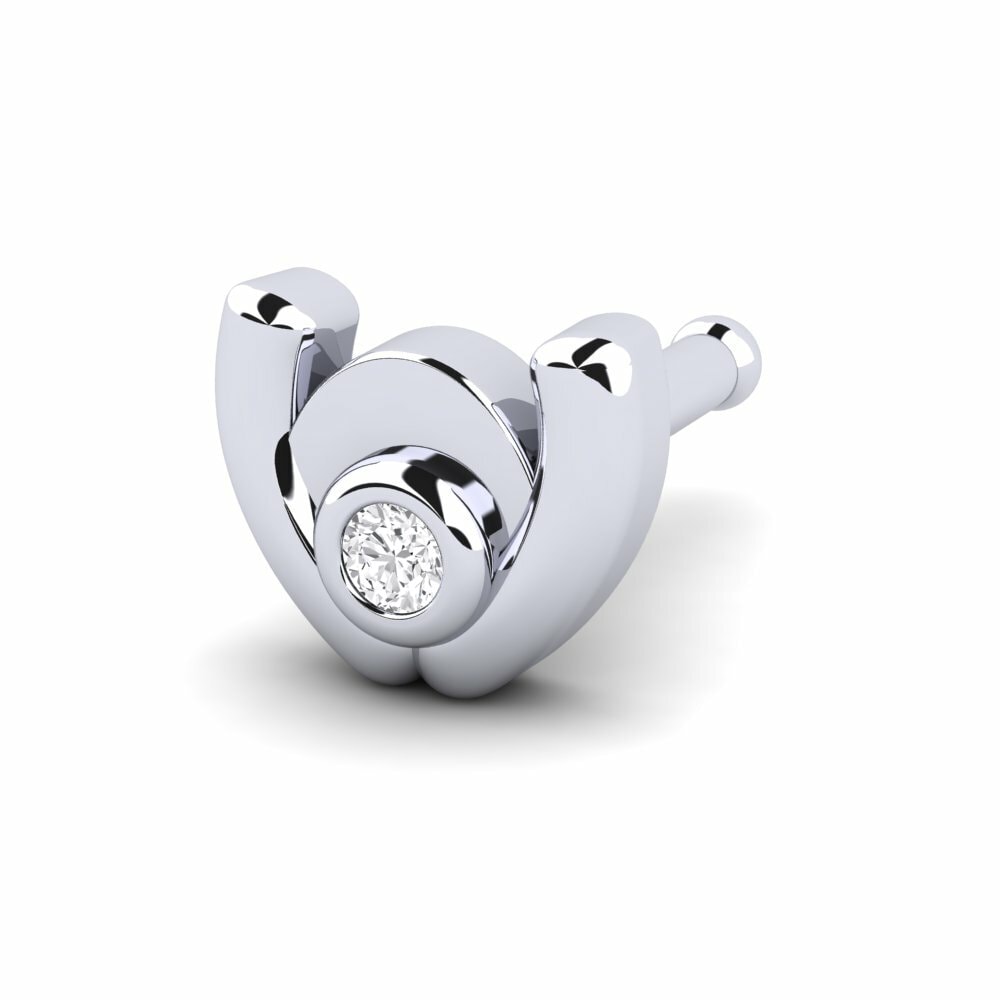 Diamant-saffier Neus Pin Fougue