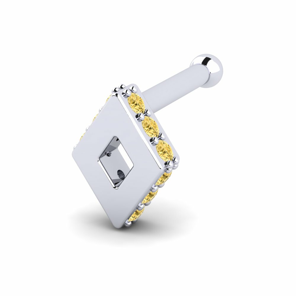 Yellow Diamond Nose Pin Gagnant