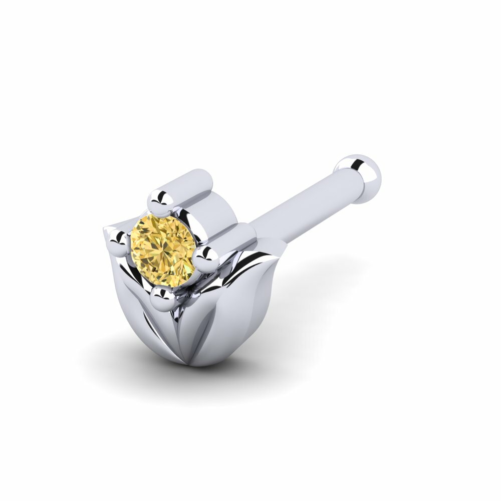 Yellow Diamond Nose Pin Pinard