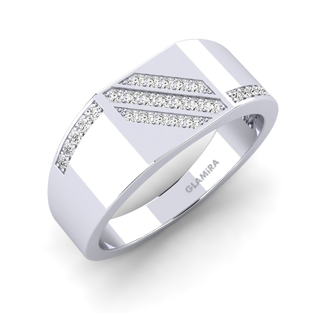 Moissanita Anillo de Hombre Bartol