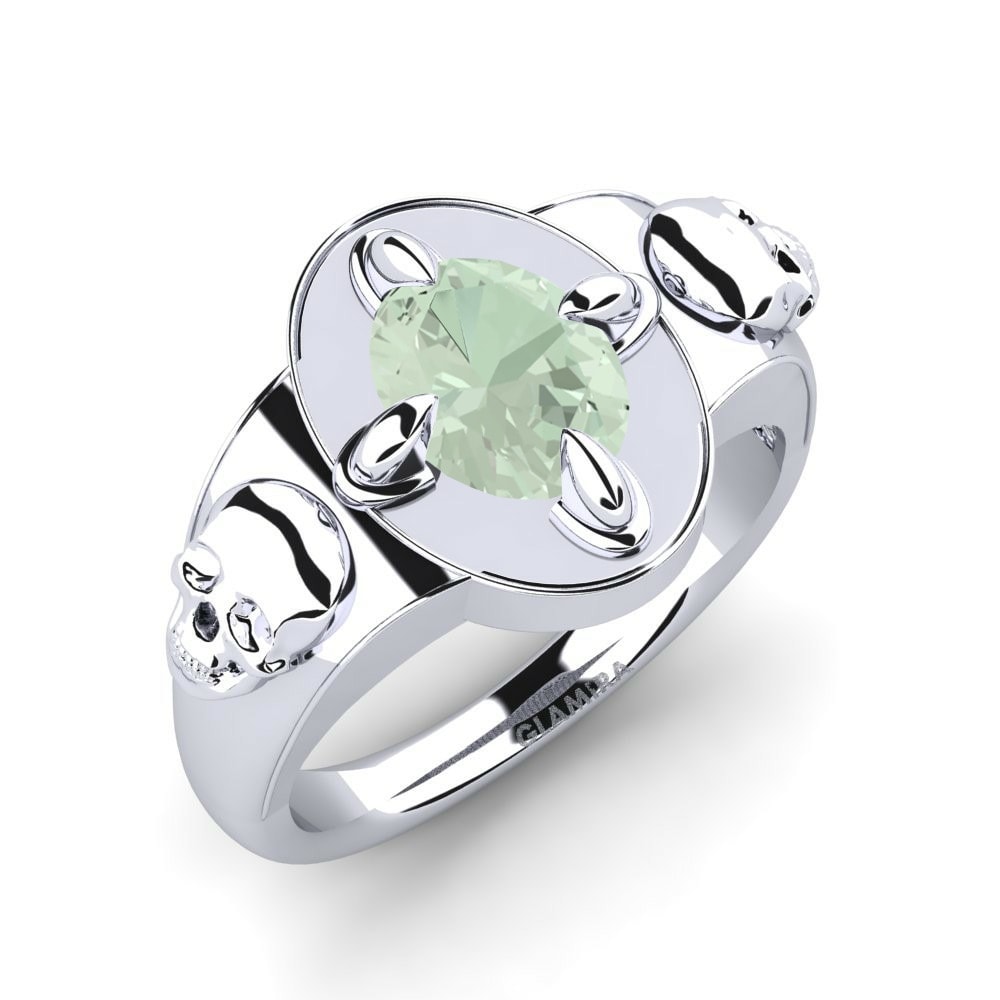 Green Amethyst Men's Ring Magnezone