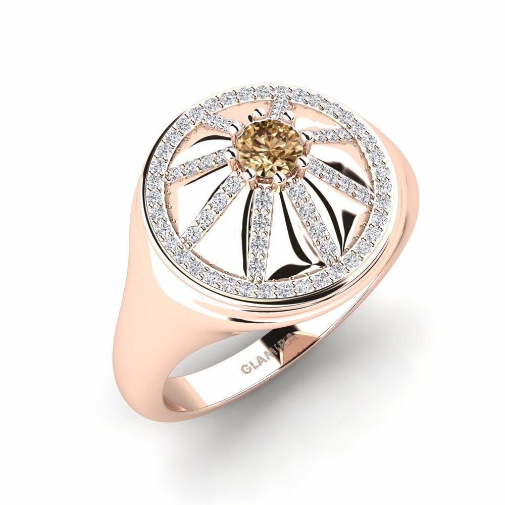 Saffron stone ring store