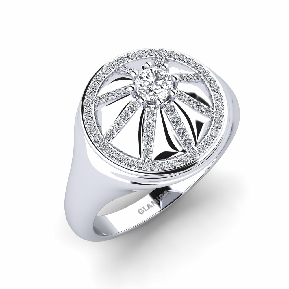 Saffron diamond ring cheap