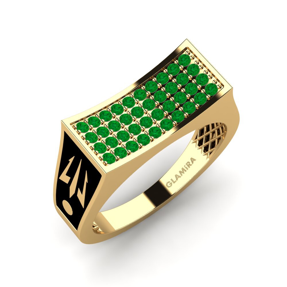 18ct Yellow Gold Men's Ring Seaneka