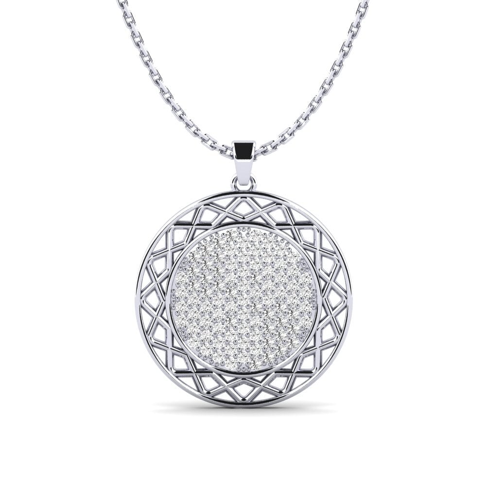Moissanite Pingente Feminino Accius