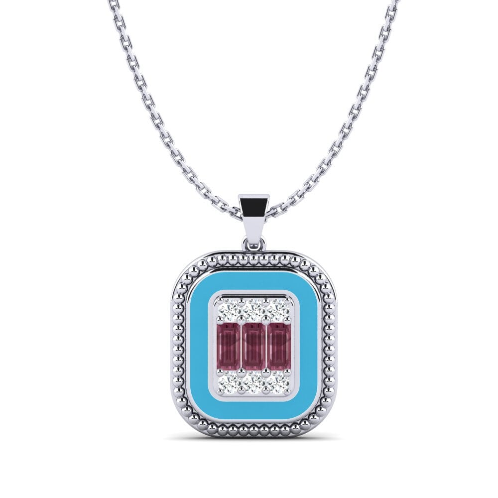 Rhodolite Garnet Women's Pendant Alefkantra