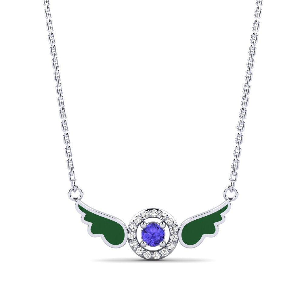 Tanzanita Collar de Mujer Crane