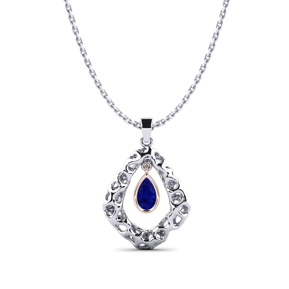 Saphir Pendentif pour femme Eiarfro