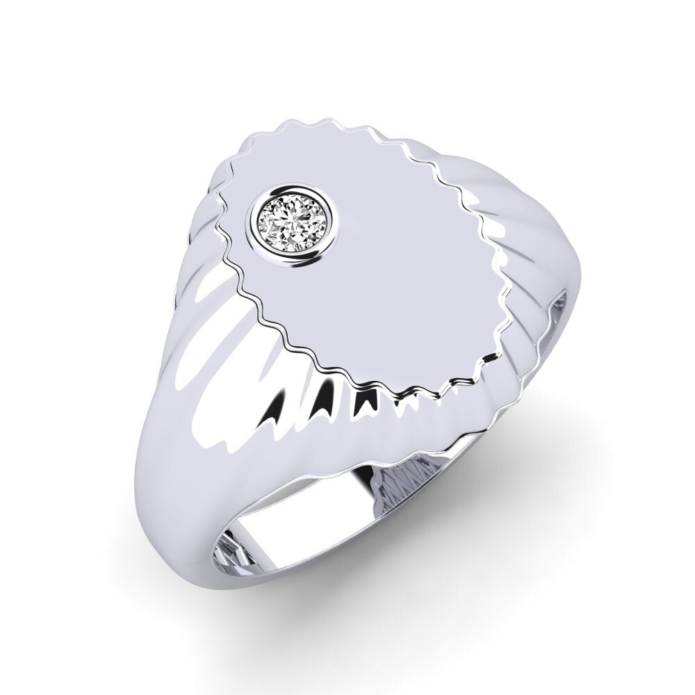 Bague Ancienne En Argent Massif - Taille 52, Style Vintage, Référence F763, Occasion