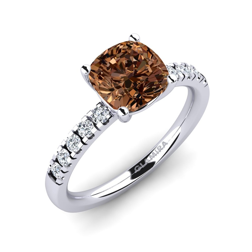 Brown Diamond Engagement Ring Allison