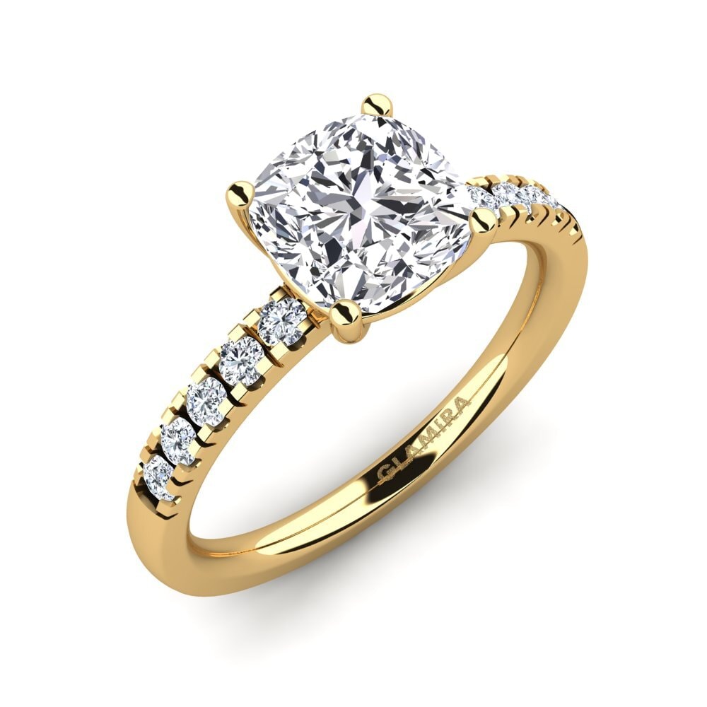 Gelbgold 585 Verlobungsring Allison