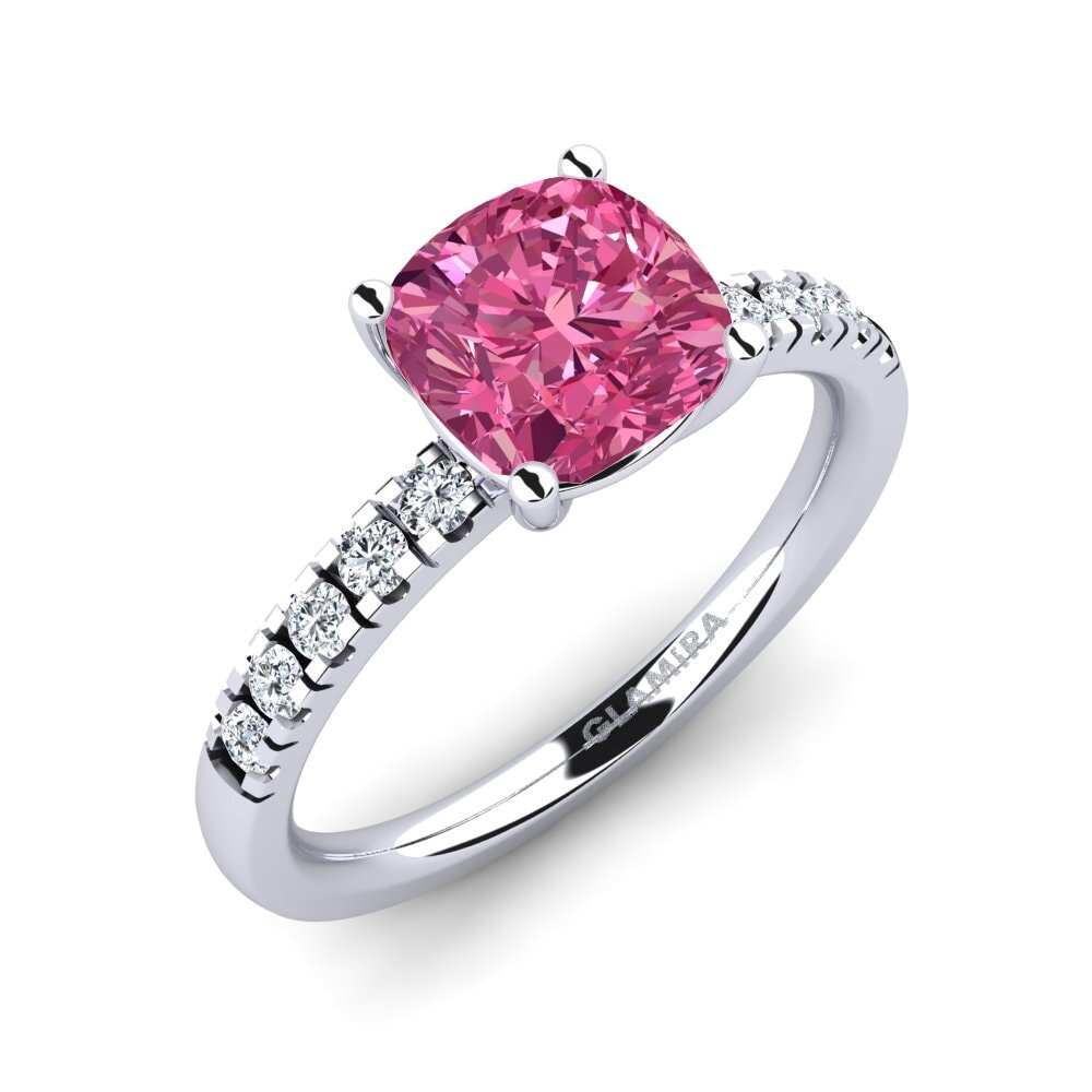 Pink Tourmaline Engagement Ring Allison