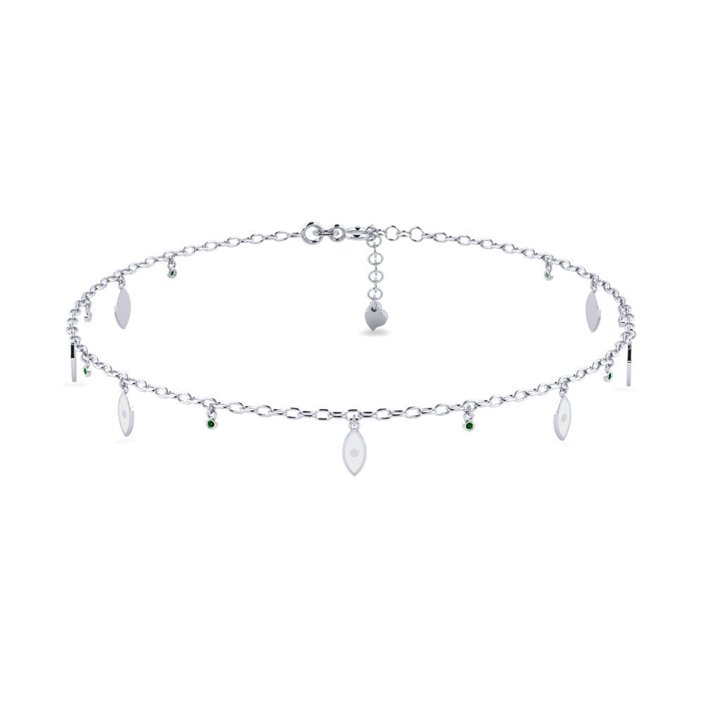 Circonita Verde Tobillera de mujer Fejer
