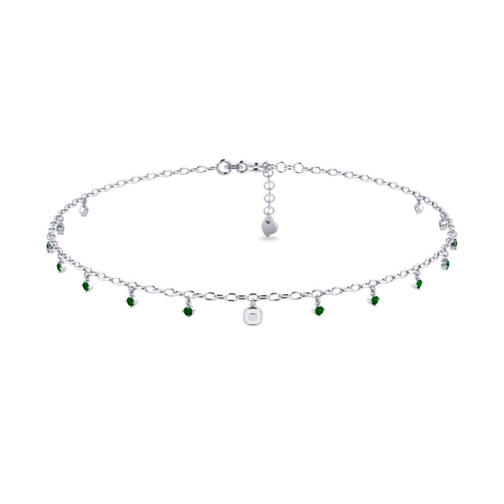 Circonita Verde Tobillera de mujer Genesius