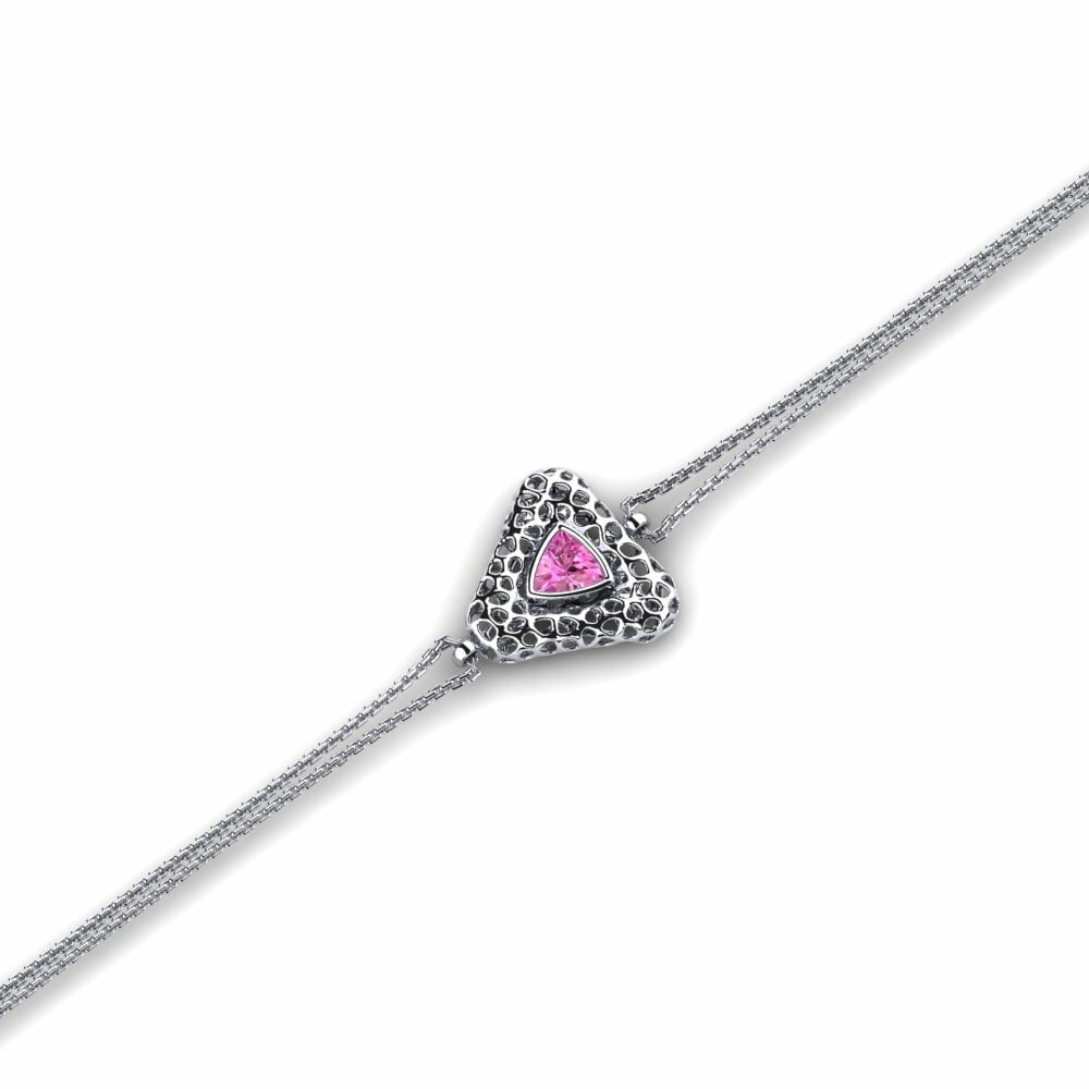 Pulsera de Mujer Paulette Topacio Rosa