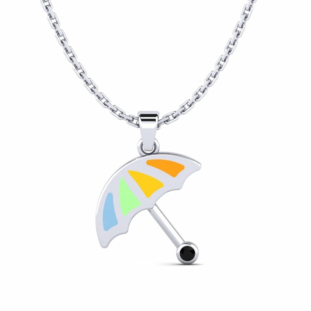 Black Sapphire Kid's Pendant Gobit