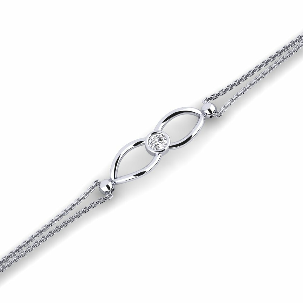 Moissanit Kvinnans armband Acinus