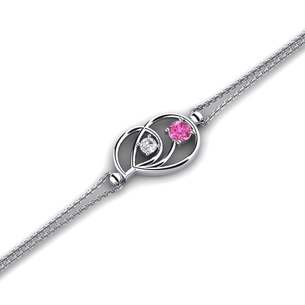 Pink Topaz Women's Bracelet Adduction