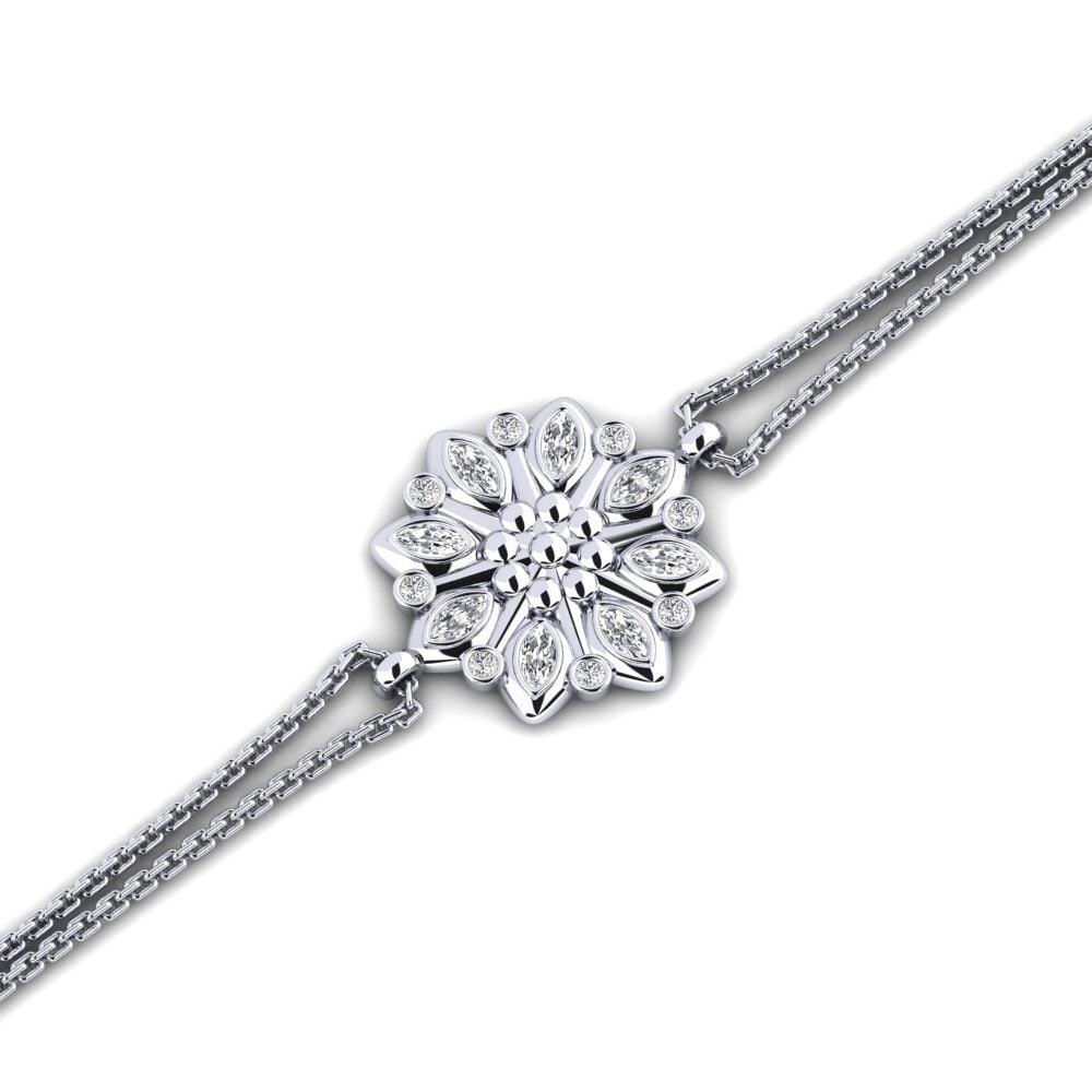Marquise Diamant Damen armband Ahtagab
