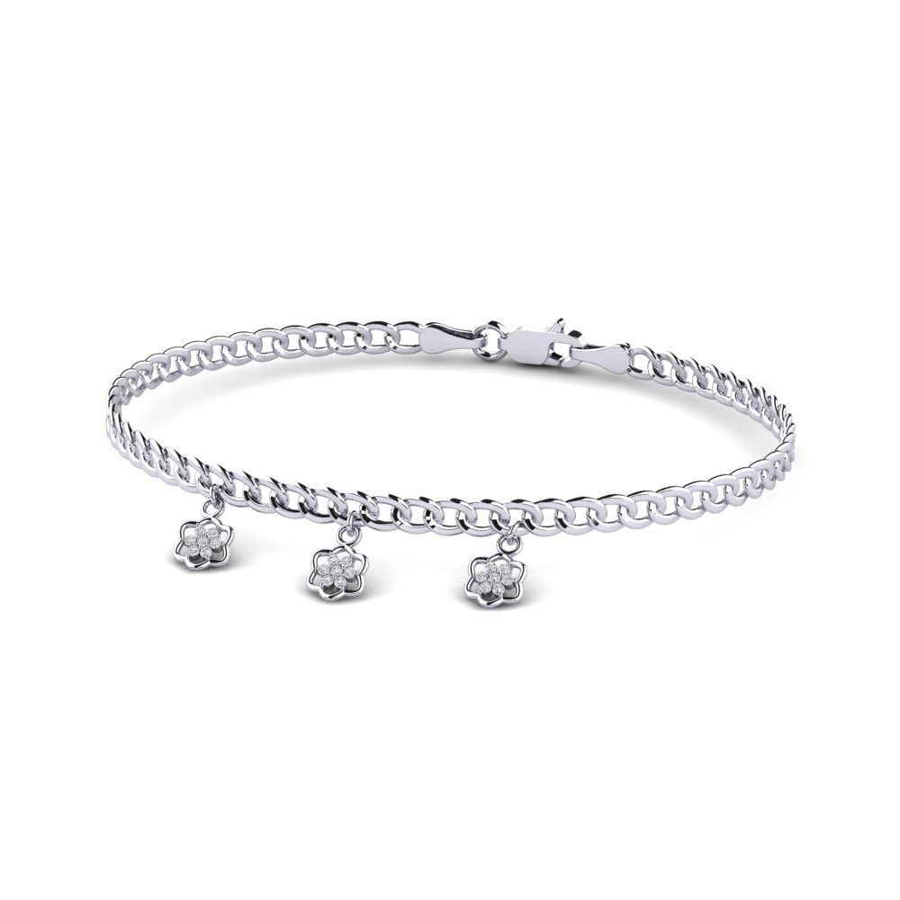 Lab Grown Diamond Women's Bracelet Allium