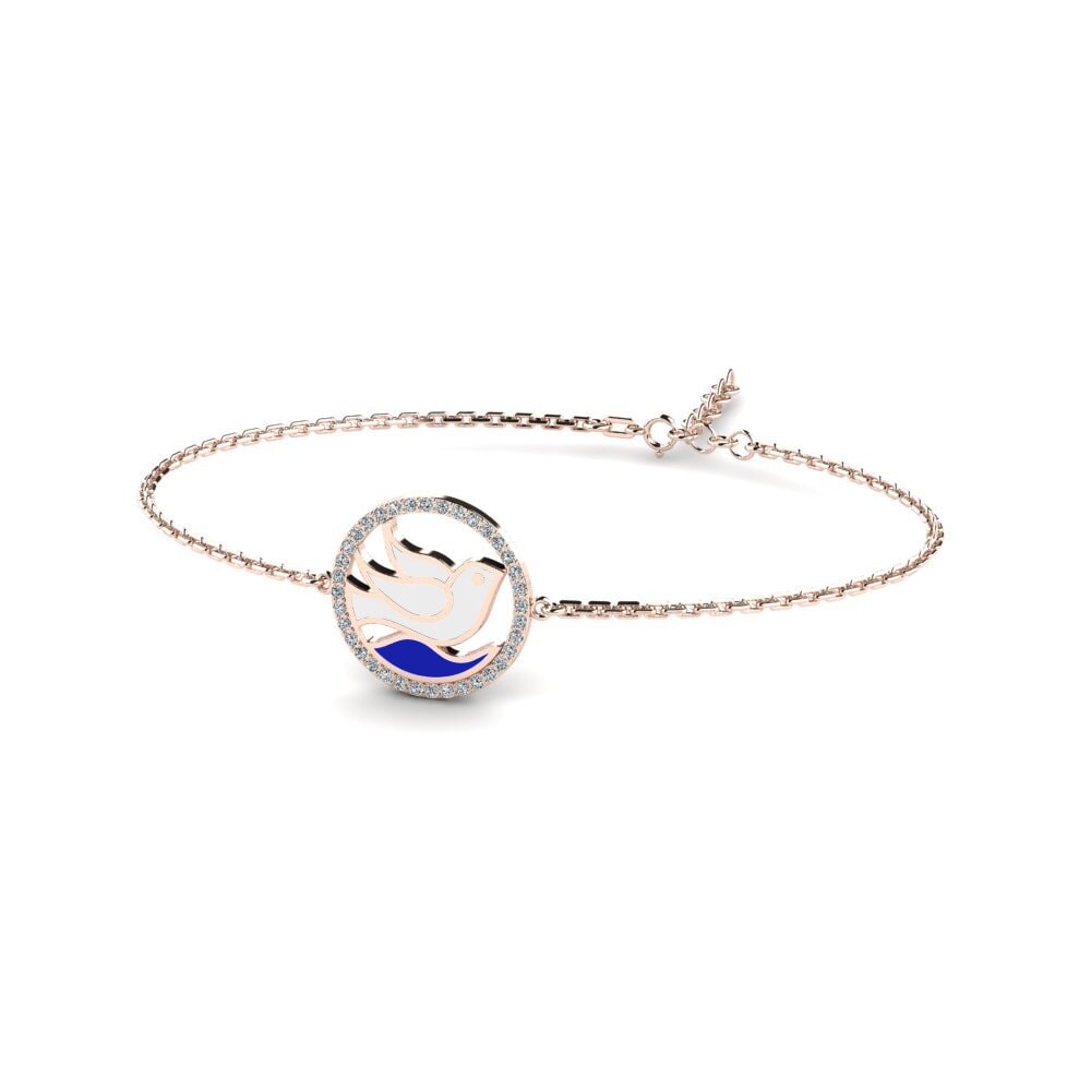 14ct Rose Gold Women's Bracelet Amples