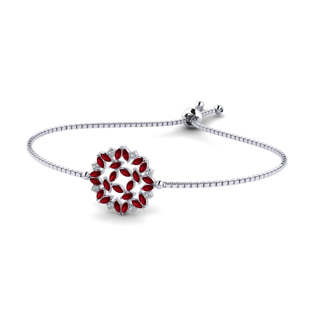 Marquesa Circonita Roja Pulsera de Mujer Ankerite