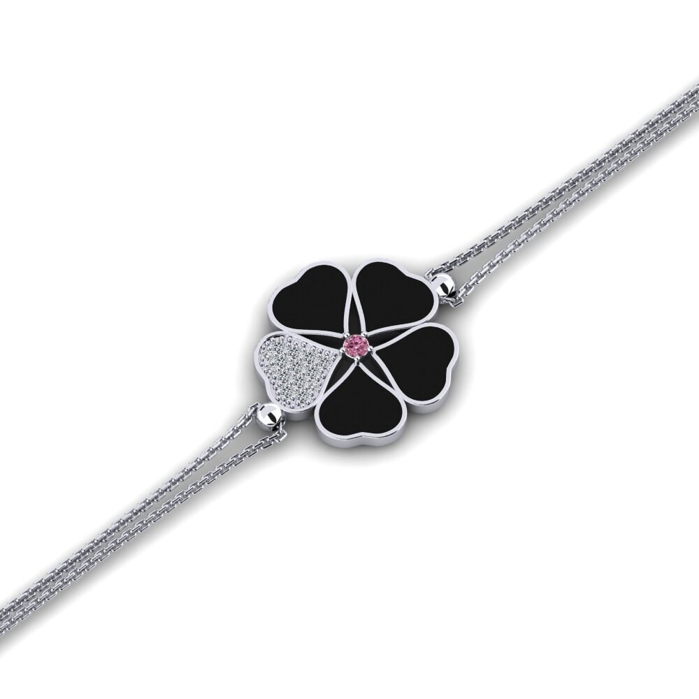Rhodolite Garnet Women's Bracelet Annulet