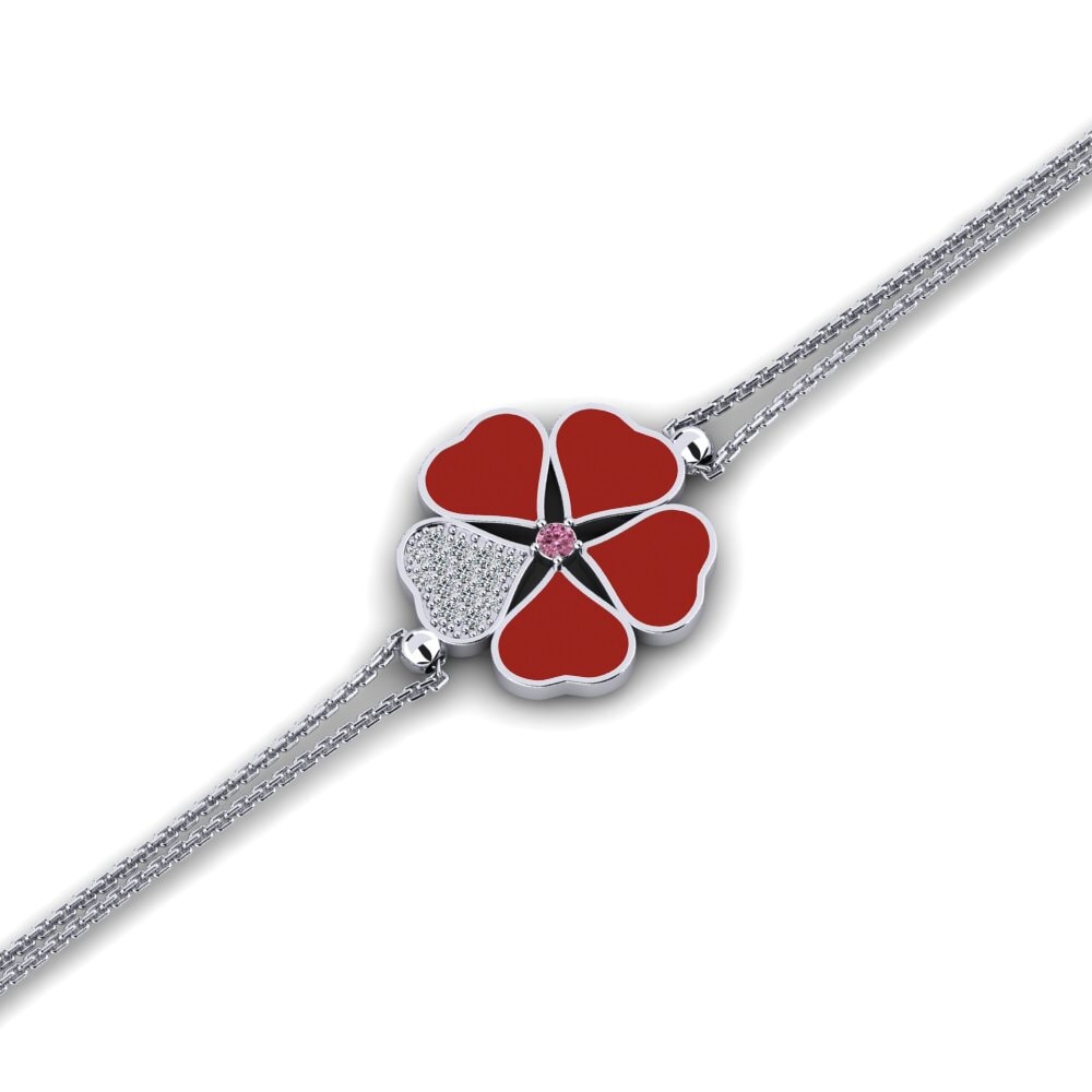 Rhodolite Garnet Women's Bracelet Annulet