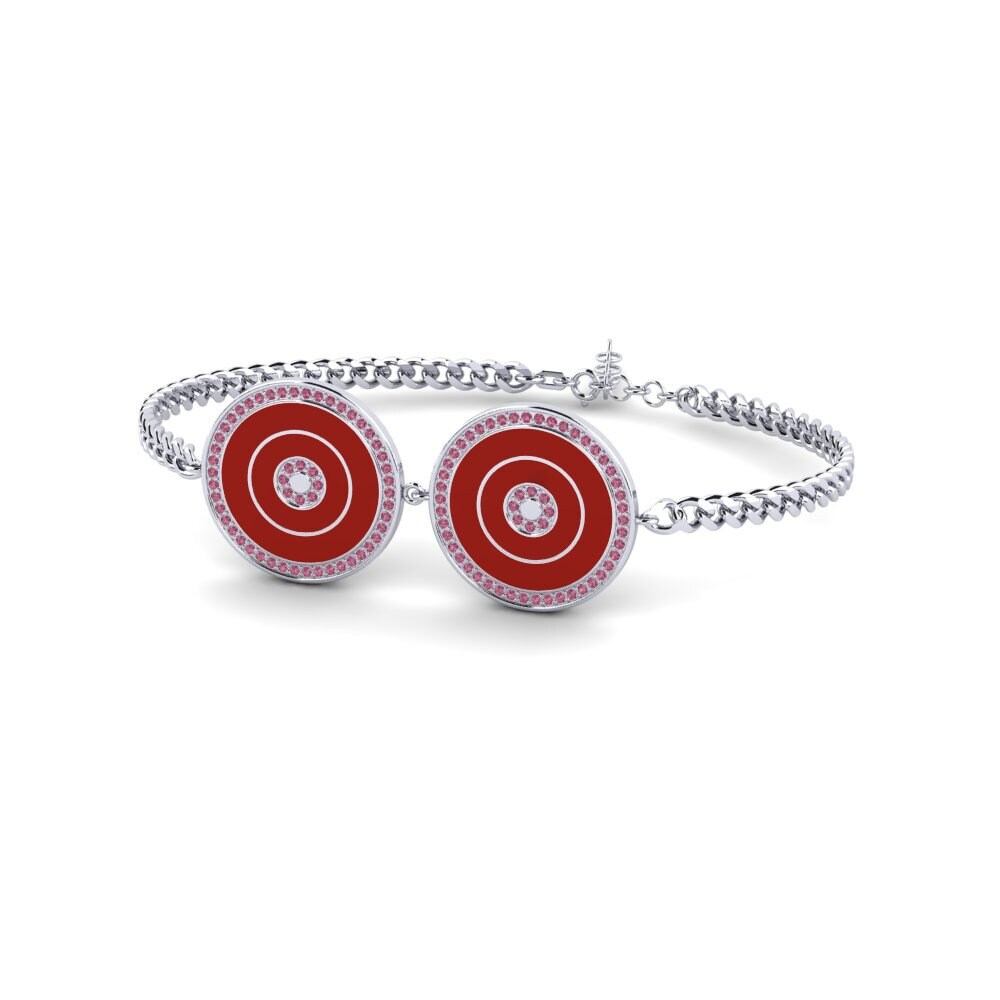 Rhodolite Garnet Women's Bracelet Apostille