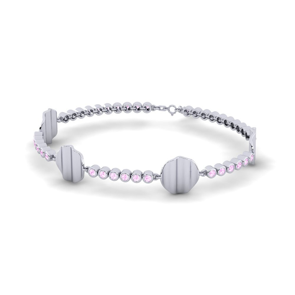 Pink Sapphire Women's Bracelet Bely