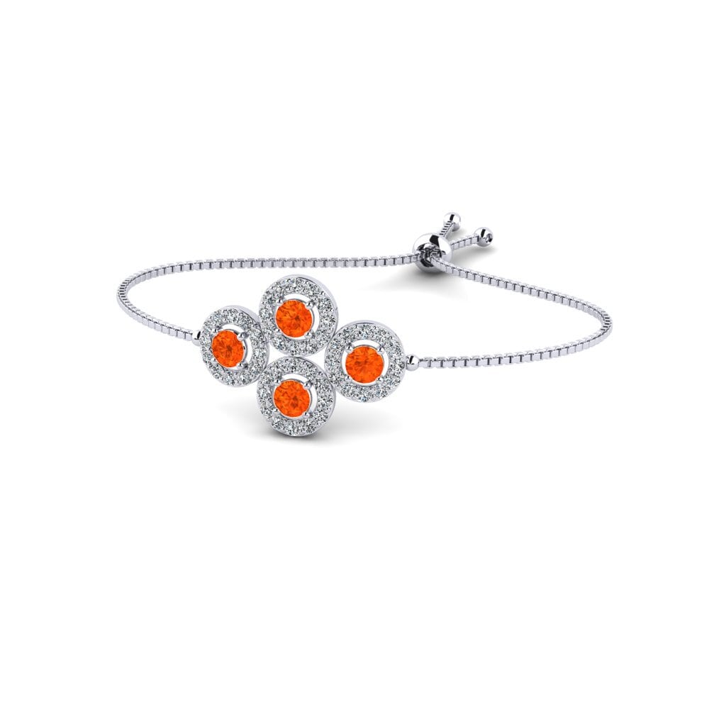 Fire Opal Women's Bracelet Bestany