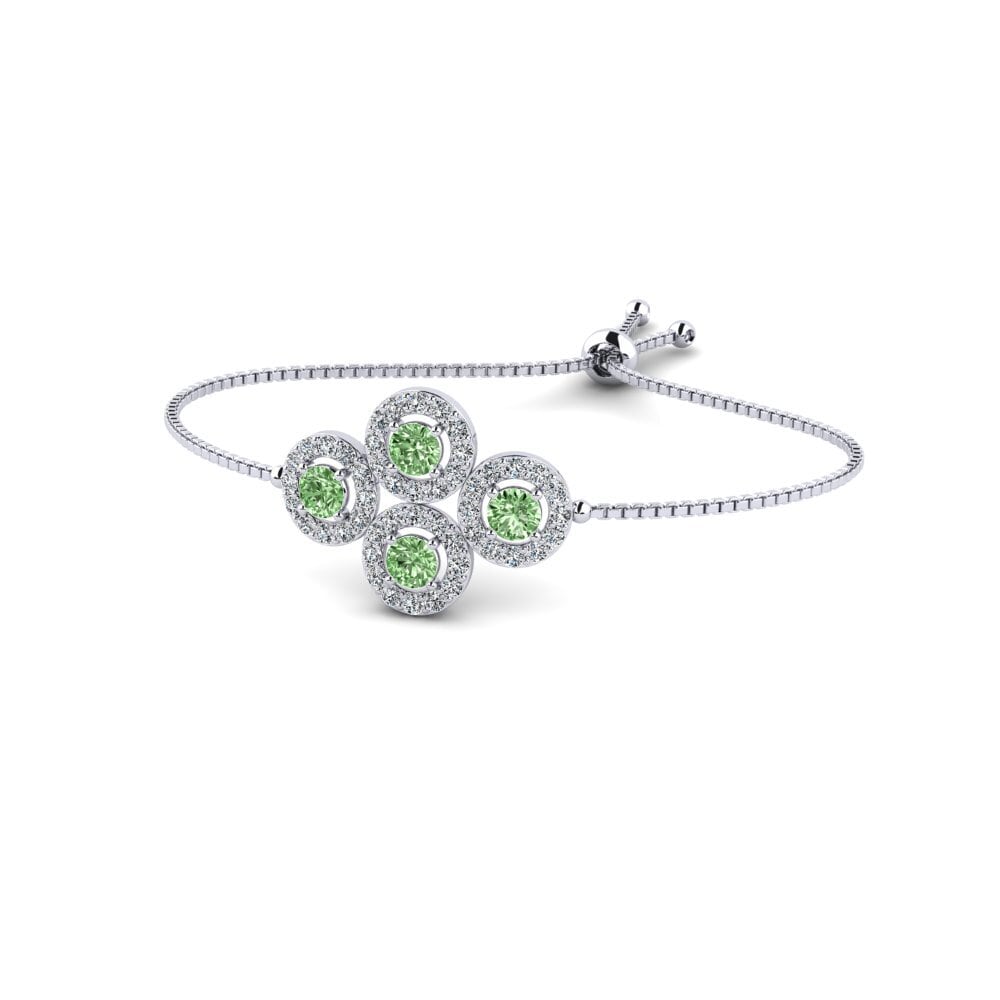 Green Diamond Women's Bracelet Bestany