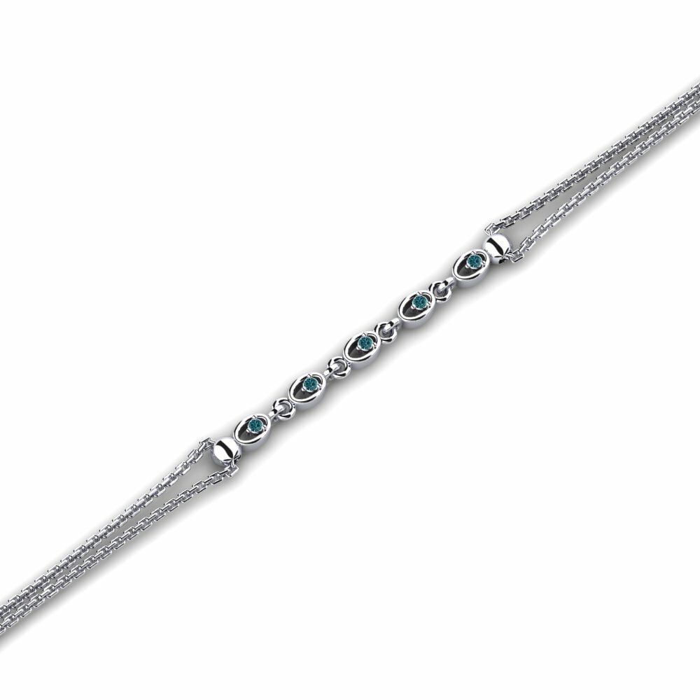 購入する ブルーダイヤモンド ブレスレット | GLAMIRA.jp