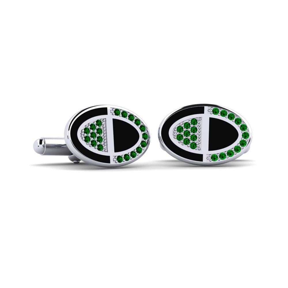 Green Zirconia Cufflink Micaeli