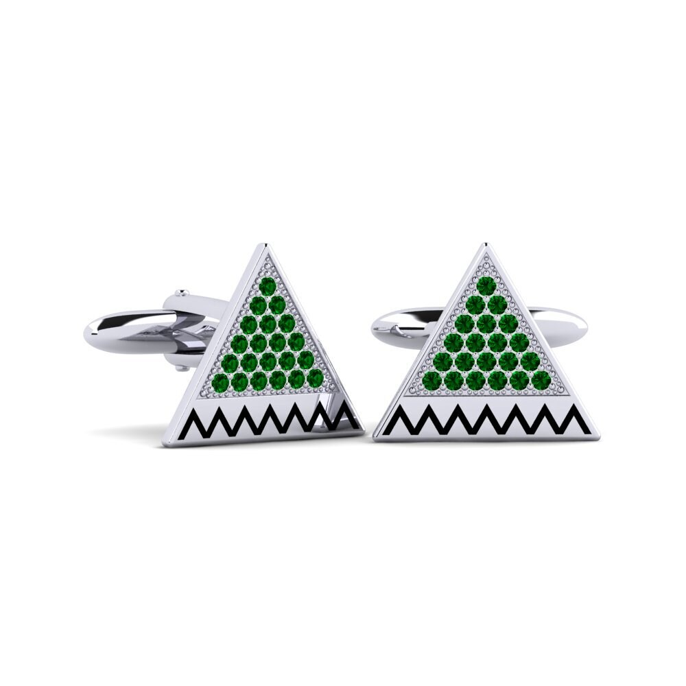 Green Zirconia Cufflink Tresor