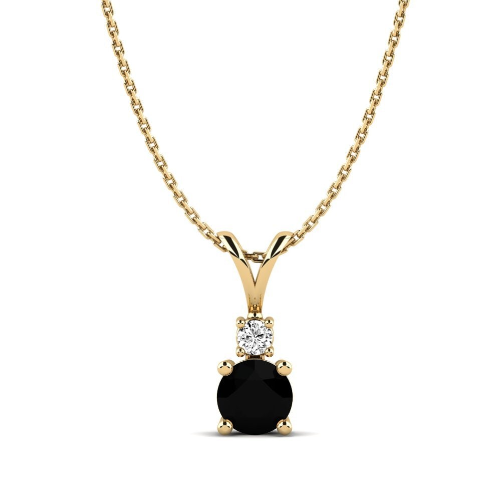 Ónix Negro Collar de Mujer Lenora