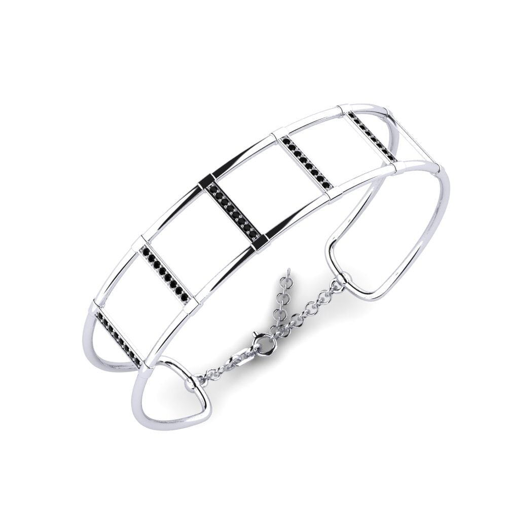 Bracelet Jonc Argenté Imposant Pour Femme - Alliage, Style Manchette, Neuf Sans Emballage