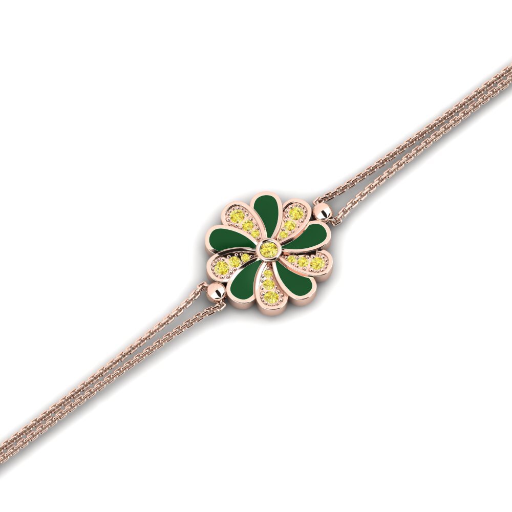 Yellow Sapphire Women's Bracelet Dame