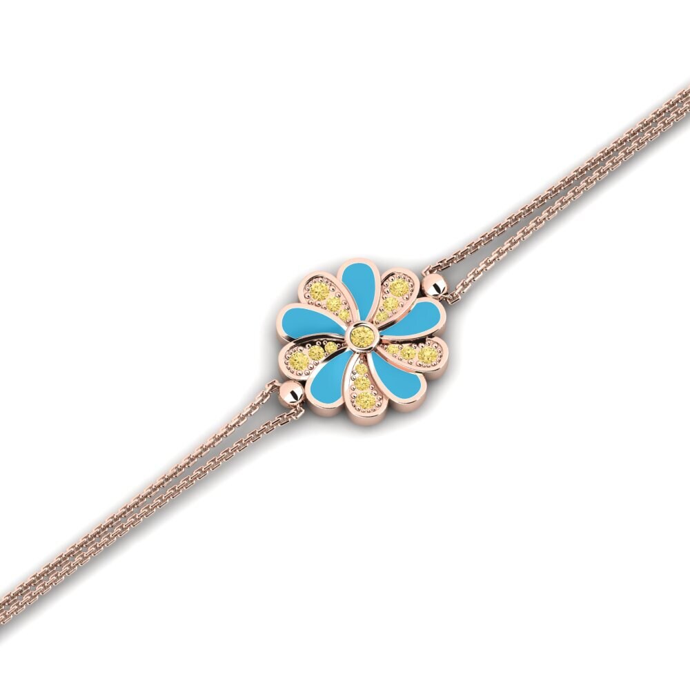 Yellow Diamond Women's Bracelet Dame