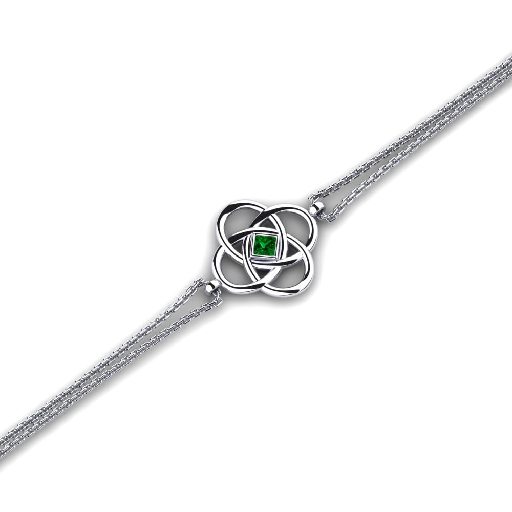 Princesa Circonita Verde Pulsera de Mujer Euqaigro