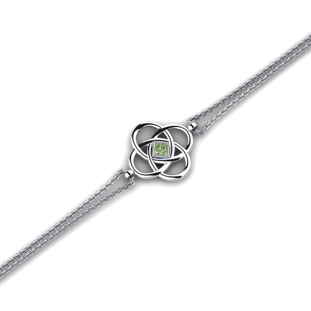 Princesa Diamante verde Pulsera Euqaigro