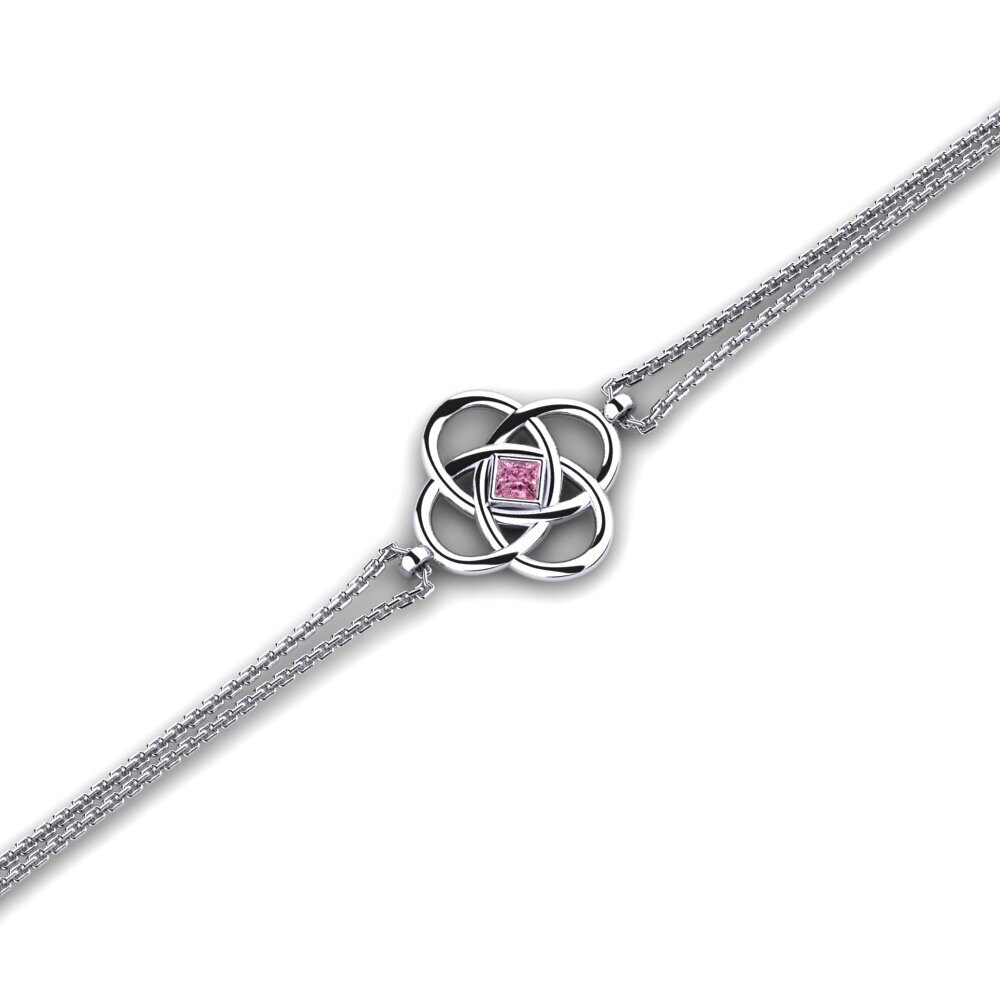Princesa Granate Rhodolite Pulsera de Mujer Euqaigro