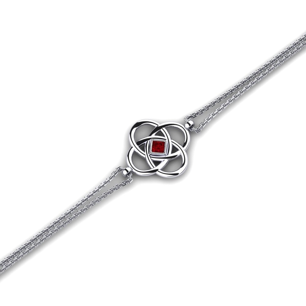 Princesa Circonita Roja Pulsera de Mujer Euqaigro