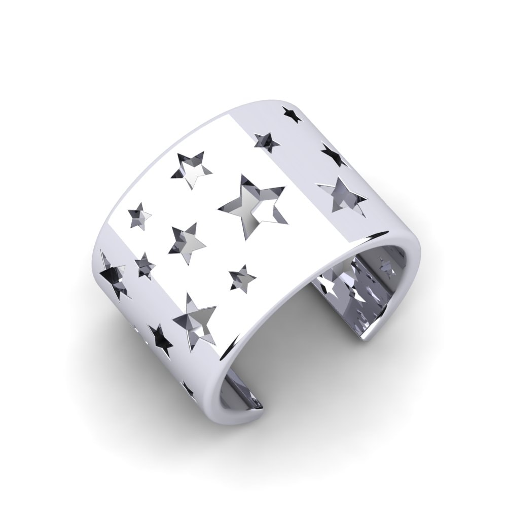 Star 14k White Gold Ring Arris