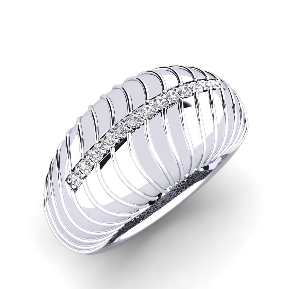 Weißer Saphir Ring Bonnay